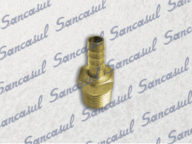 ESPIGÃO 1/2" ROSCA X 3/8" MANGUEIRA