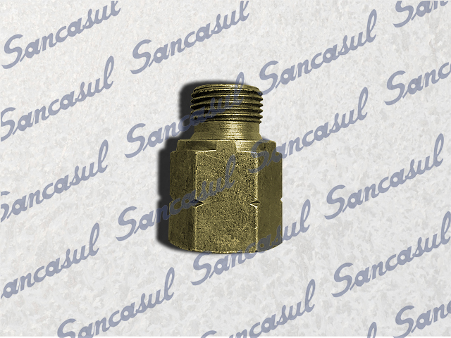 REDUÇÃO 3/8"M X 1/4"F BSP