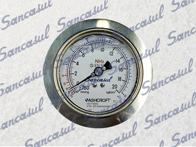 [PCSMAD0000137] MANÔMETRO ALTA - 1/21 - 4" - NH3 - 11X8/16X11/23X13