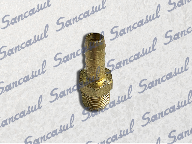 [CONEXA0008] ESPIGÃO 3/8" ROSCA X 3/8" MANGUEIRA